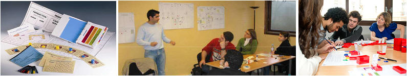 Personal usando simulador